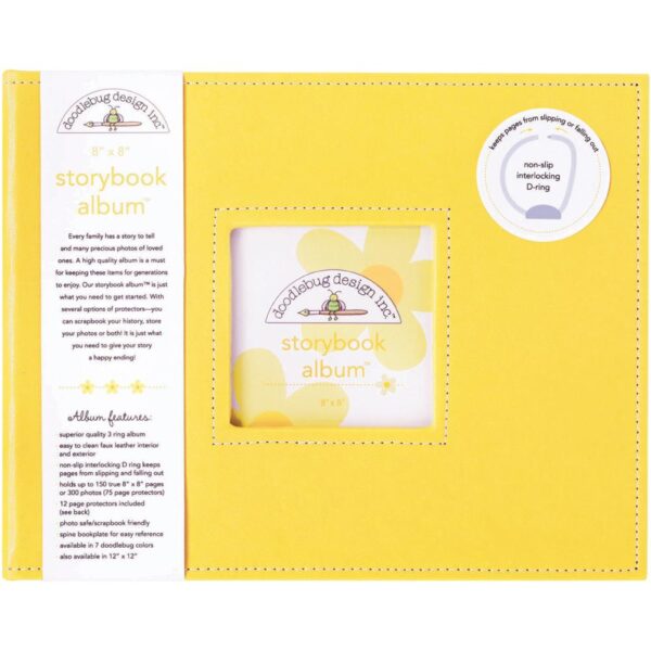 Doodlebug - Storybook Album 8"X8" - Bumblebee