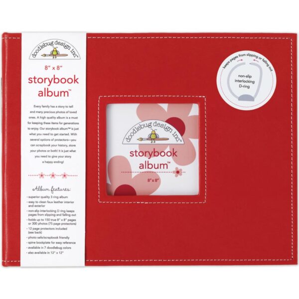 Doodlebug - Storybook Album 8"X8" - Ladybug