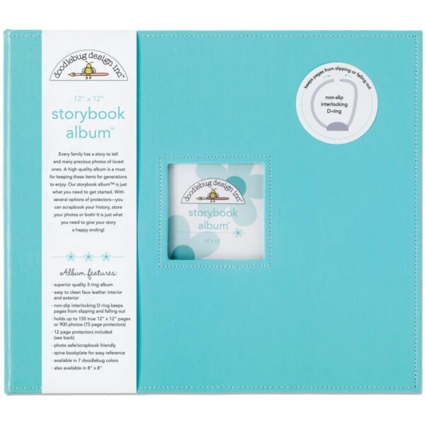 Doodlebug - Storybook Album 12"X12" - Swimming Pool