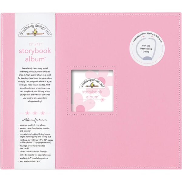 Doodlebug - Storybook Album 12"X12" - Cupcake