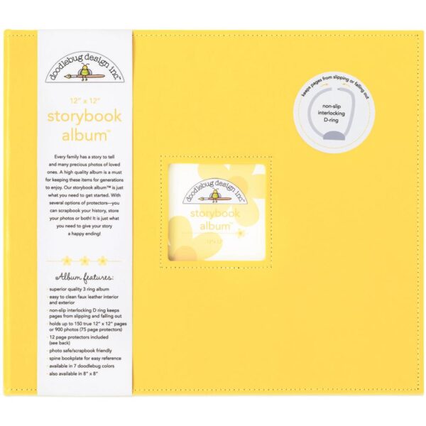 Doodlebug - Storybook Album 12"X12" - Bumblebee