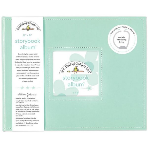 Doodlebug - Storybook Album 8"X8" - Mint