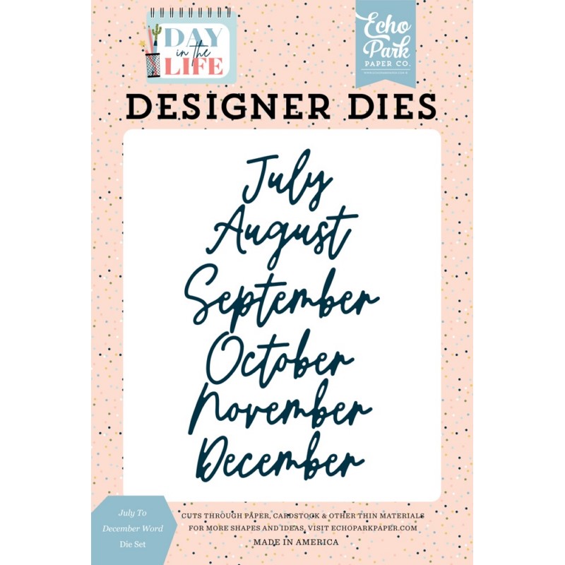 Echo Park Day In The Life Designer Dies July To December Words ScrapBoutique