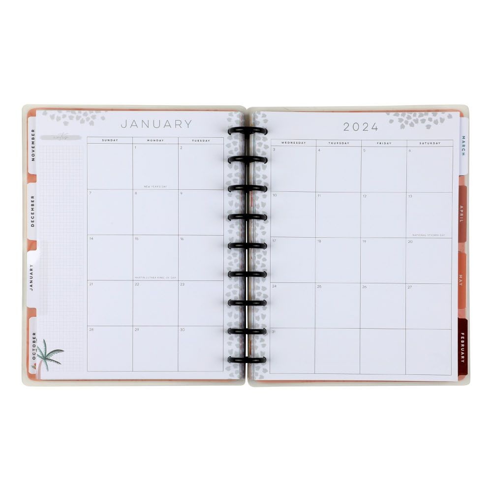  2023 2024 Monthly Planner Refills for Happy Planner