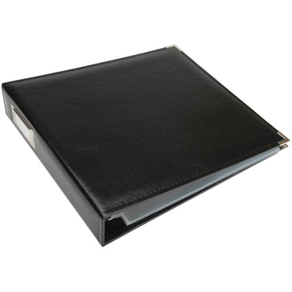 WeR Classic Leather 3Ring 12x12 Album - Black