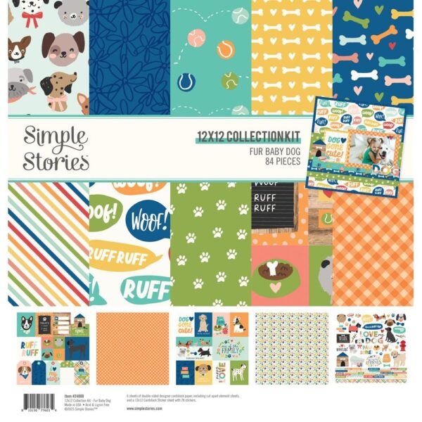 Simple Stories - Fur Baby, DOG - Collection Kit 12x12"