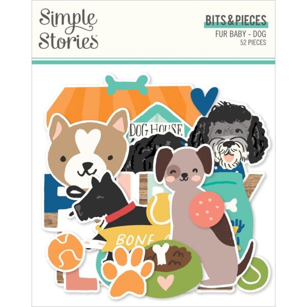 Simple Stories - Fur Baby, DOG - Bits & Pieces