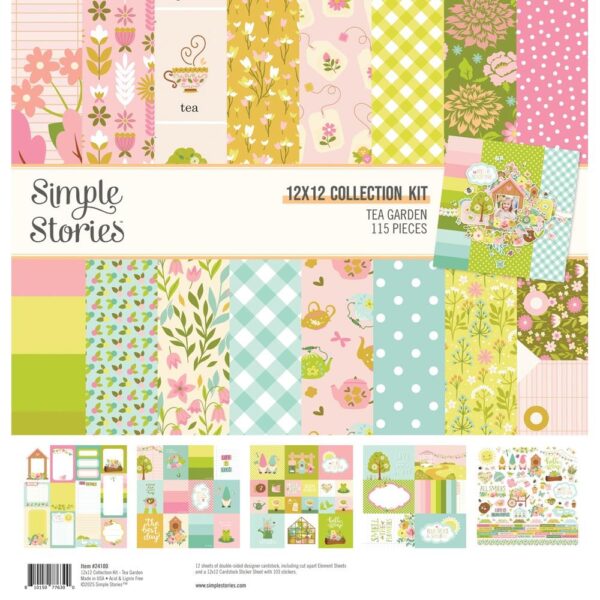 Simple Stories - Tea Garden - Collection Kit 12x12"