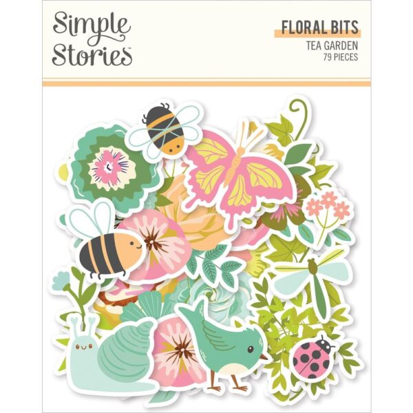 Simple Stories - Tea Garden - Floral Bits