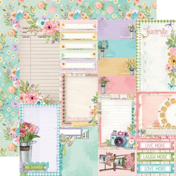 Simple Stories - Vintage Flower Shoppe - Collection Kit 12x12" - Image 3