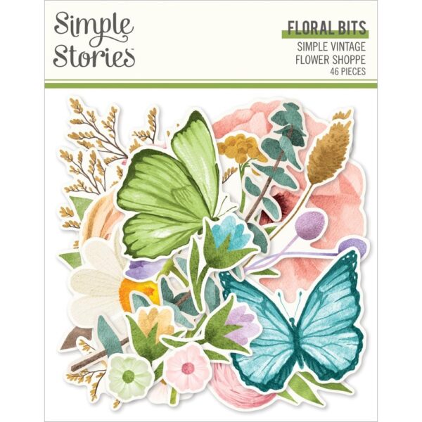 Simple Stories - Vintage Flower Shoppe - Floral Bits