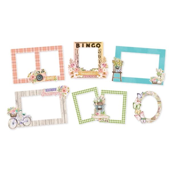 Simple Stories - Vintage Flower Shoppe - Chipboard Frames - Image 2