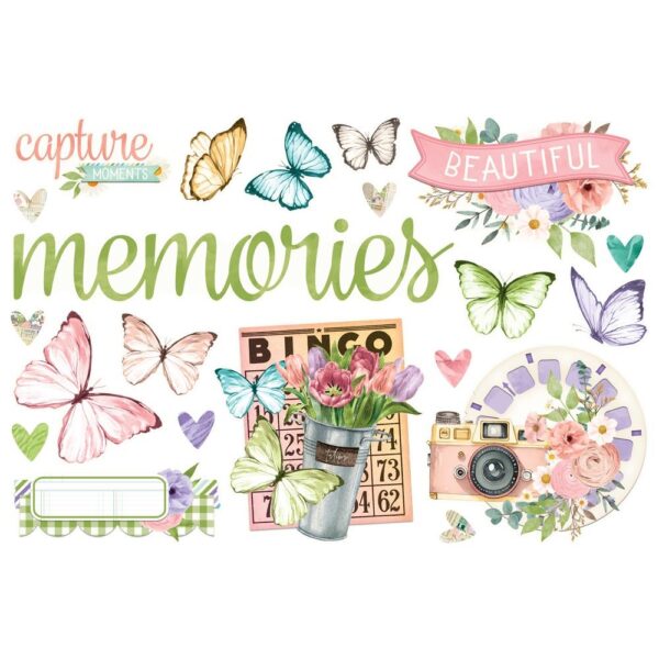 Simple Stories - Vintage Flower Shoppe - Page Pieces - Image 2