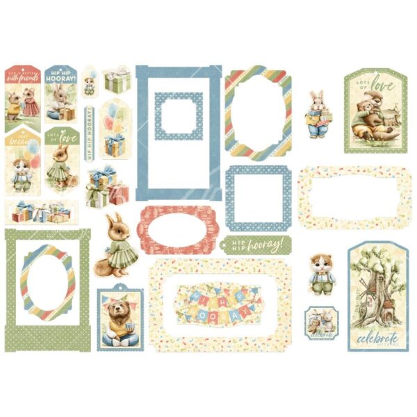 Graphic 45 - Hip Hip Hooray - Tags & Frames - Image 2