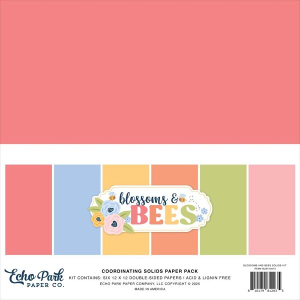 Echo Park - Blossoms and Bees - Collection Kit 12X12"