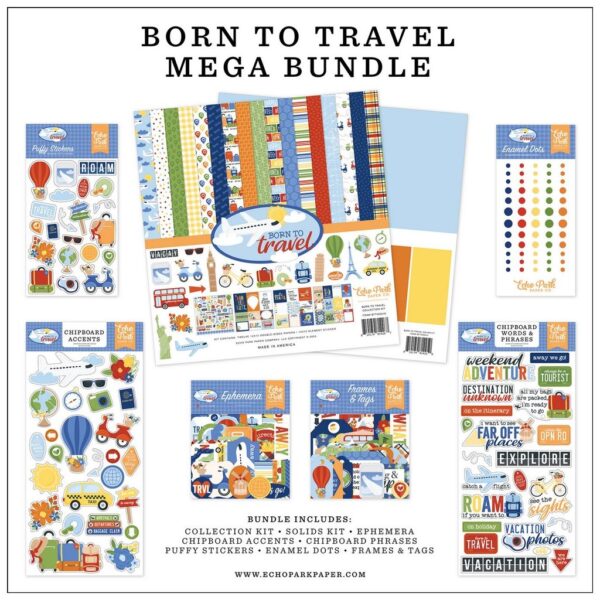 Echo Park - Born To Travel - Mega Bundle