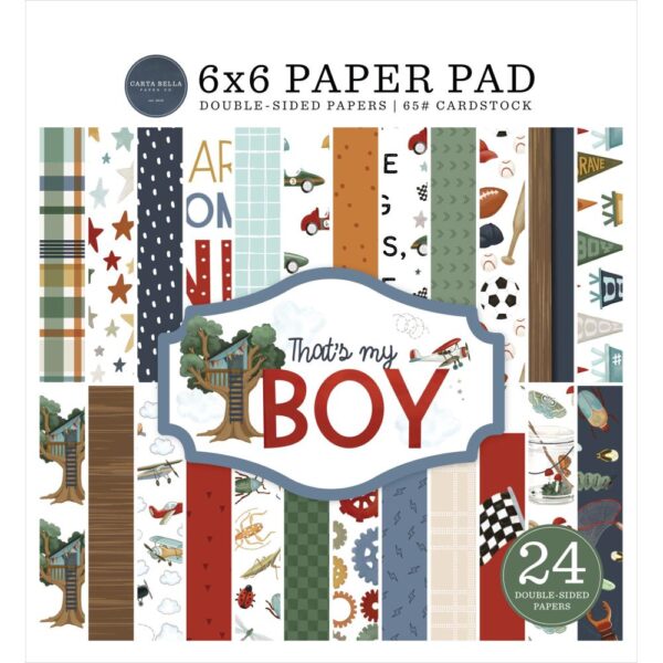 Carta Bella - That's My BOY - 6x6" Paper Pad