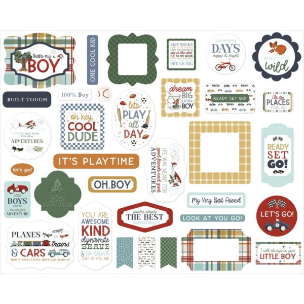 Carta Bella - That's My BOY - Ephemera, Icons - Image 2