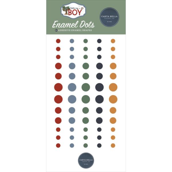 Carta Bella - That's My BOY - Enamel Dots