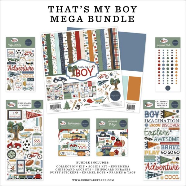 Carta Bella - That's My BOY - Mega Bundle