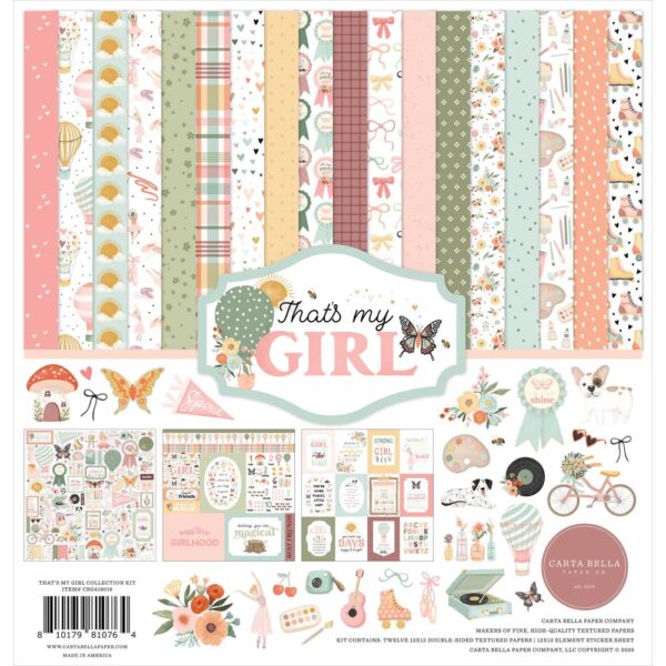 Carta Bella - That's My GIRL - Collection Kit 12X12"