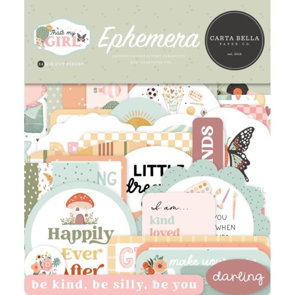 Carta Bella - That's My GIRL - Ephemera, Icons