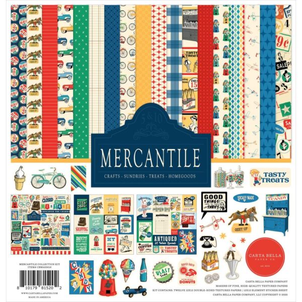 Carta Bella - Mercantile - Collection Kit 12X12"