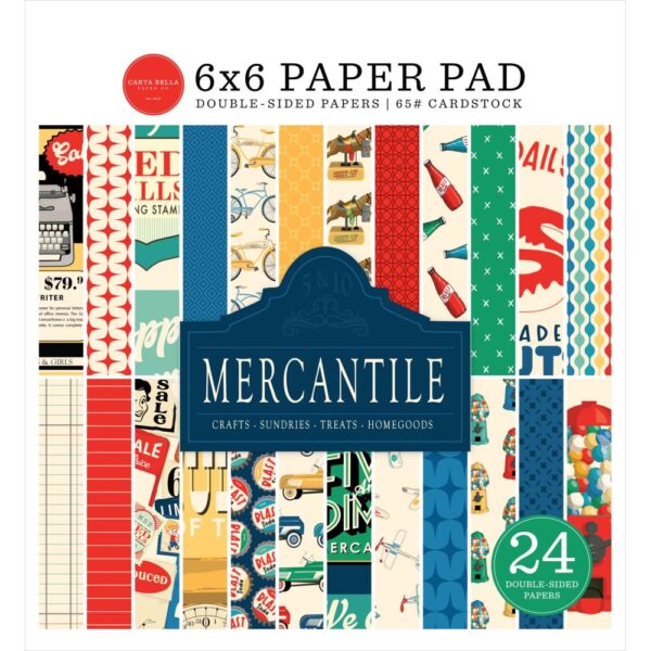 Carta Bella - Mercantile - 6x6" Paper Pad