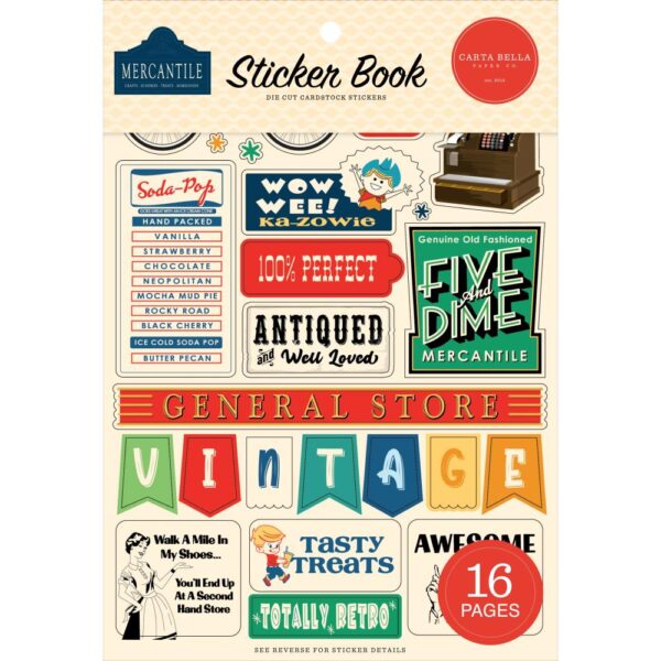 Carta Bella - Mercantile - Sticker Book