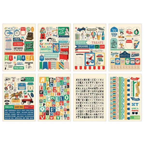 Carta Bella - Mercantile - Sticker Book - Image 2