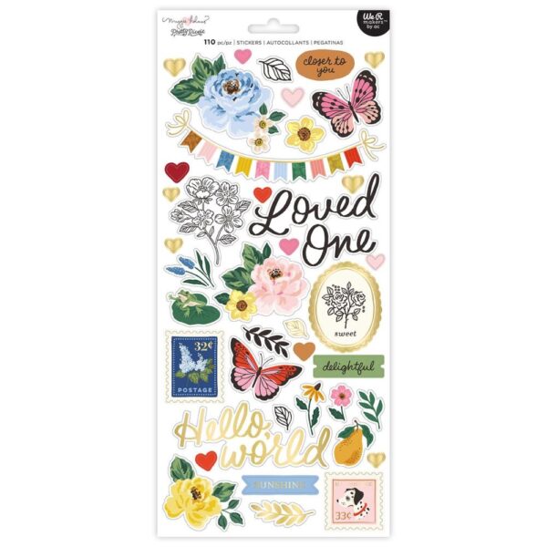 Maggie Holmes - Pretty Picnic - Cardstock Stickers