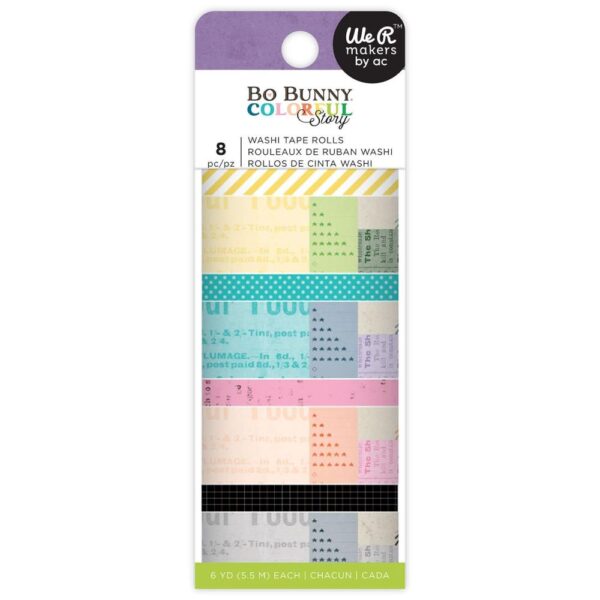 Bo Bunny - Colourful Story - Washi Tape Pack