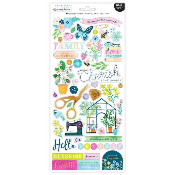 Paige Evans - Happy Haven - Cardstock Stickers