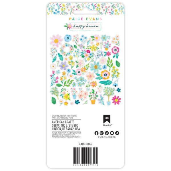 Paige Evans - Happy Haven - Ephemera Pack, Floral - Image 2