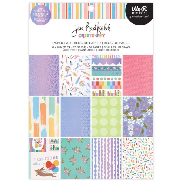 Jen Hadfield - Create Joy - 6x8" Paper Pad