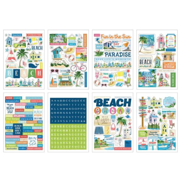 Carta Bella - Beach Town - Sticker Book - Image 2