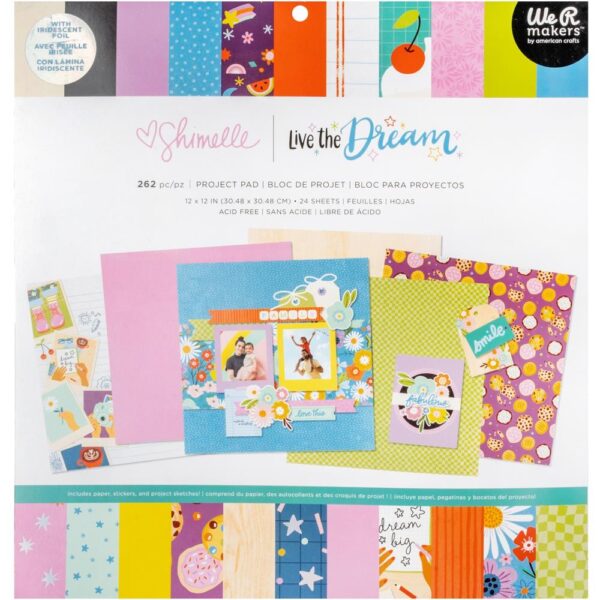 Shimelle - Live The Dream - Project Pad 12x12"