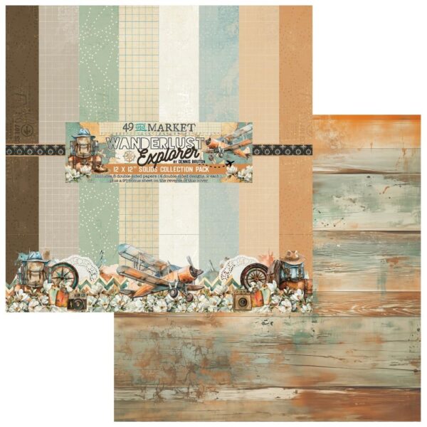 49 & Market - Wanderlust Explorer - Collection Pack 12x12", Solids - Image 2