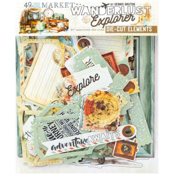 49 & Market - Wanderlust Explorer - Die-Cut Elements