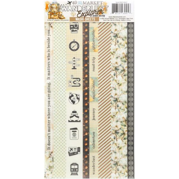 49 & Market - Wanderlust Explorer - Washi Tape Sheets