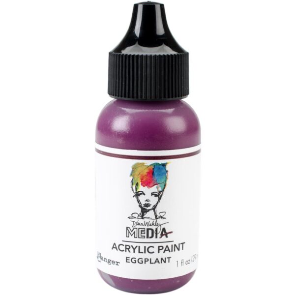 Dina Wakley - Acrylic Paint 1oz - Eggplant