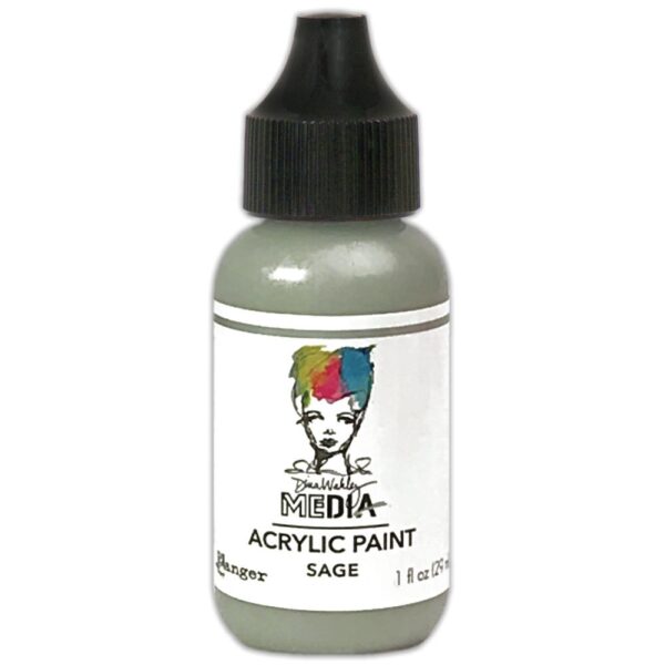 Dina Wakley - Acrylic Paint 1oz - Sage