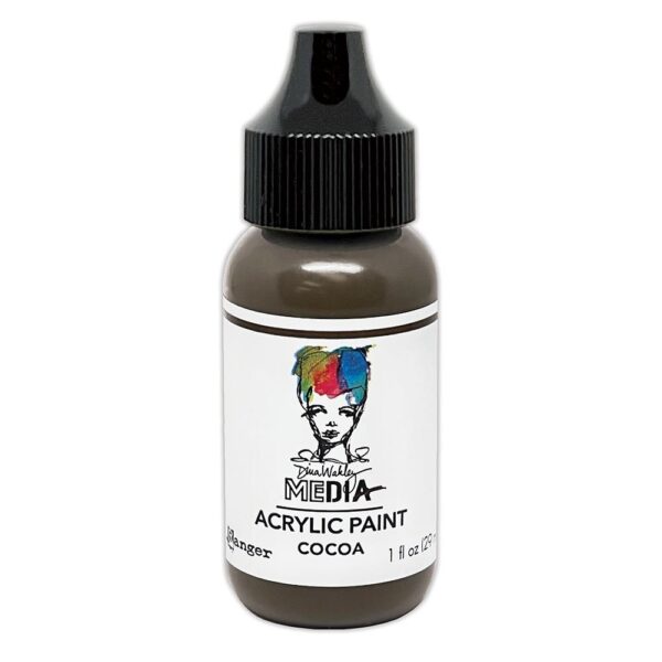 Dina Wakley - Acrylic Paint 1oz - Cocoa