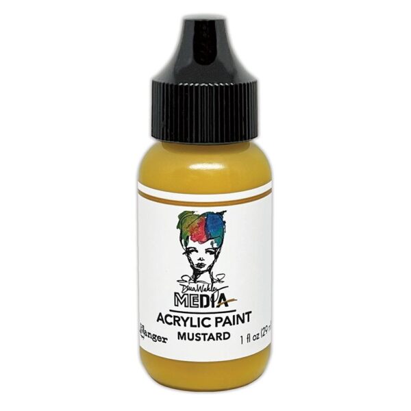 Dina Wakley - Acrylic Paint 1oz - Mustard