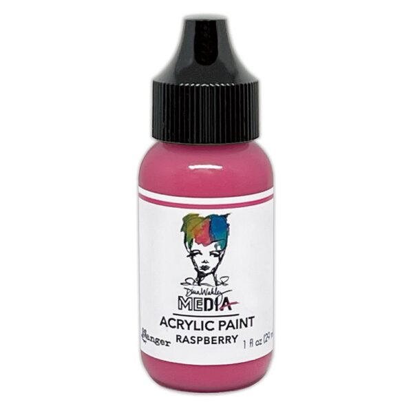 Dina Wakley - Acrylic Paint 1oz - Raspberry