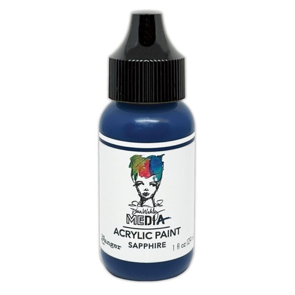 Dina Wakley - Acrylic Paint 1oz - Sapphire