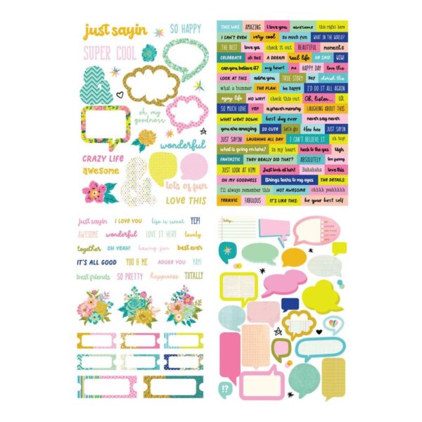 Spellbinders By Kelly Bangs - Just Sayin' - Sticker Pack