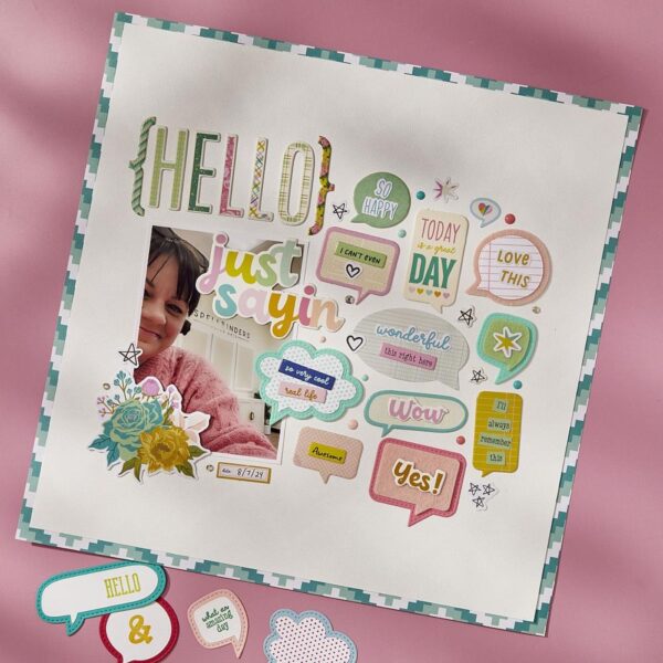 Spellbinders By Kelly Bangs - Just Sayin' - Chipboard Die Cuts - Image 3