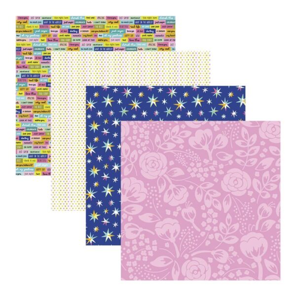 Spellbinders By Kelly Bangs - Just Sayin' - 12x12" Paper Pack - Image 7