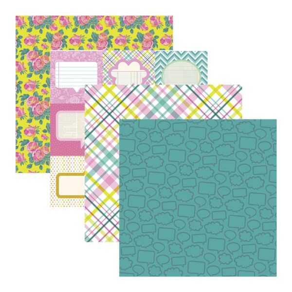 Spellbinders By Kelly Bangs - Just Sayin' - 12x12" Paper Pack - Image 4